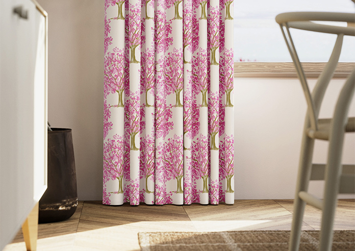 Classic Woodland, Pink Blossom - Made to Measure Curtains - Image 5